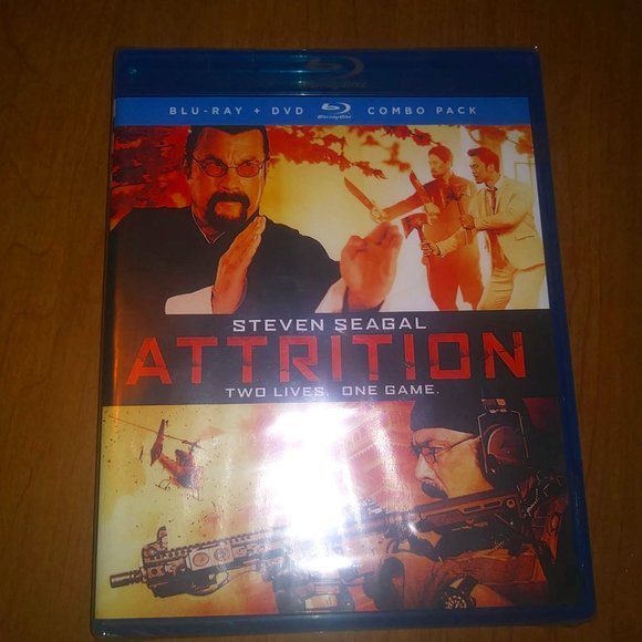 ATTRITION.. STEVEN SEAGAL BLU-RAY/DVD. BRAND NEW SEALED - Picture 1 of 2